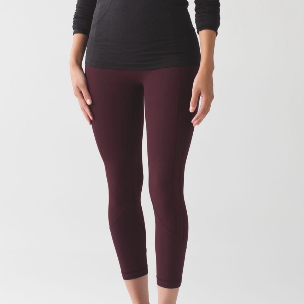 Lululemon All the Right Places Bordeaux Drama 4